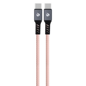 Cable magnético USB-C - USB-C rosa