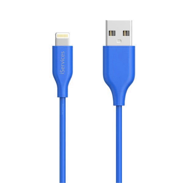 Cable Lightning 1 m 2A Azul
