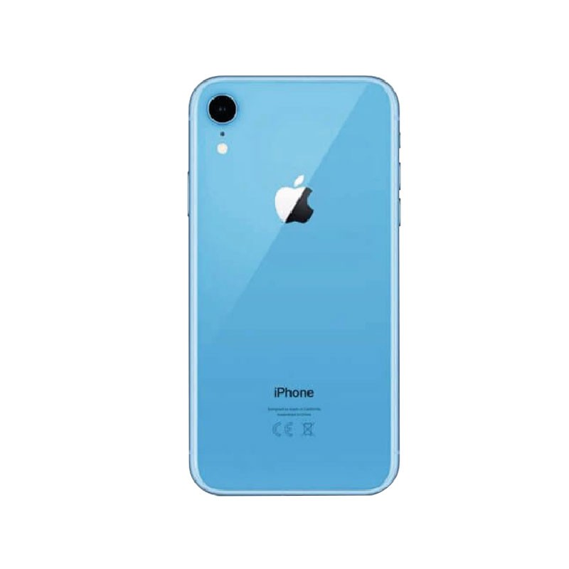 iPhone XR Azul detrás