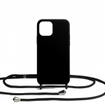Funda Negra con Cuerda para iPhone 11, 11 Pro y 11 Pro Max