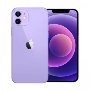 iPhone 12 Mini Púrpura frente y detrás