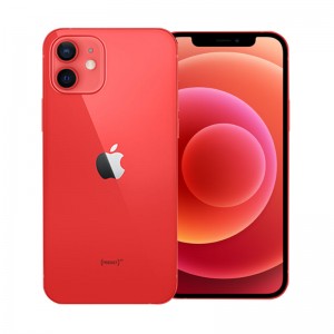 iPhone 12 Mini Rojo frente y detrás