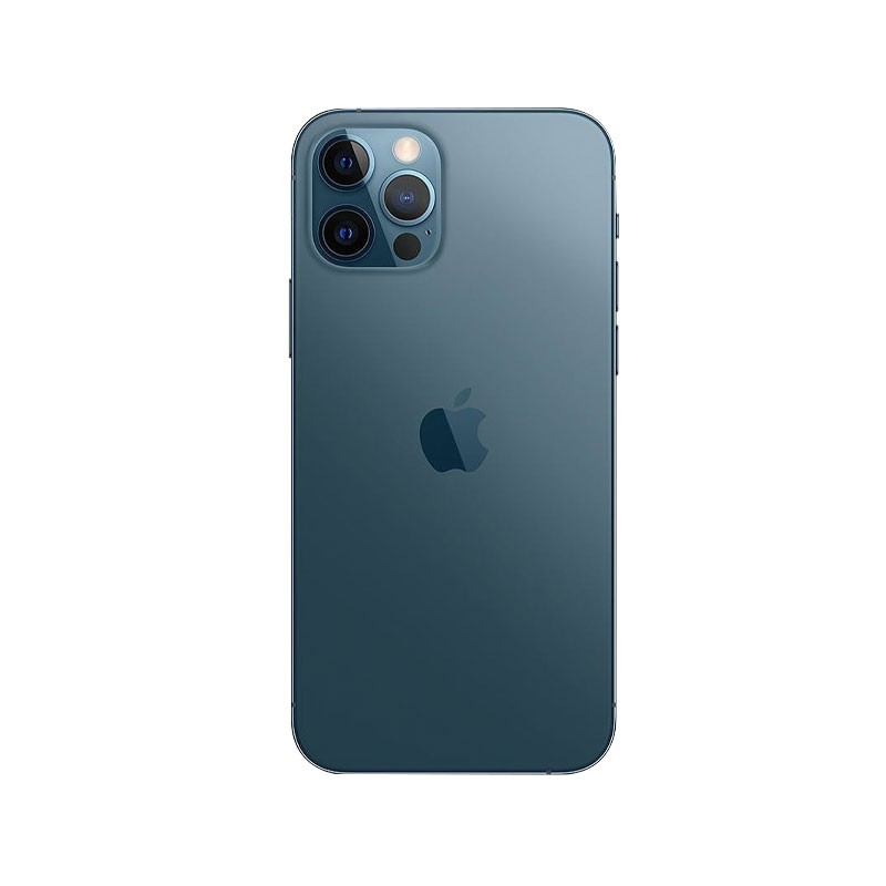 iPhone 12 Pro Azul detrás iPhone 12 Pro Azul detrás