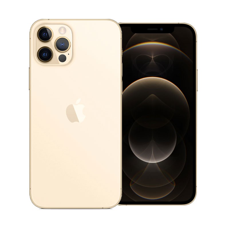 iPhone 12 Pro Oro frente y detrás iPhone 12 Pro Oro frente y detrás