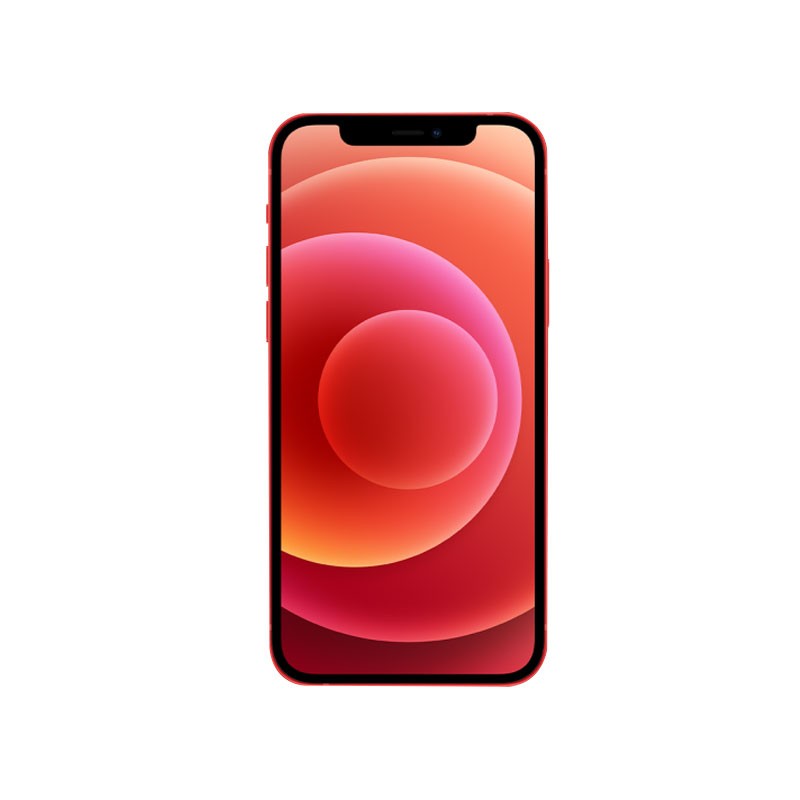 iPhone 12 Rojo frente iPhone 12 Rojo frente
