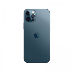 iPhone 12 Pro Max Azul detrás