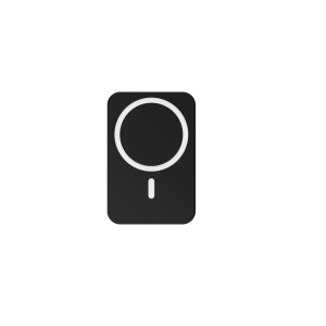 Powerbank MagSafe Negro frente