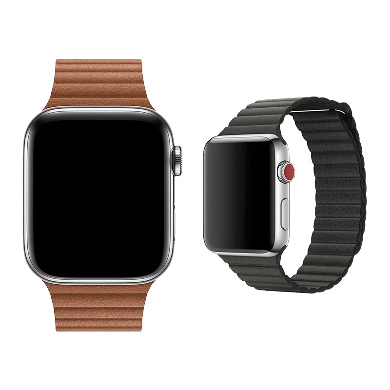 Correa de Cuero Apple Watch con Apple Watches