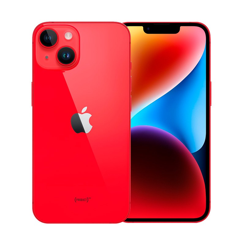 iPhone 14 Plus Rojo frente y detrás
