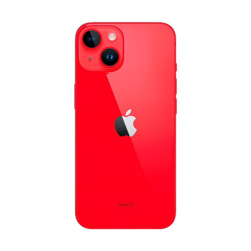 iPhone 14 Plus Rojo detrás