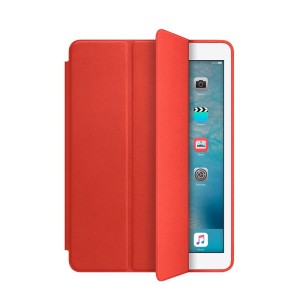Funda iPad en Piel Roja vertical