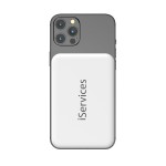Powerbank MagSafe Blanco con iPhone