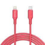 Cable Tipo C Lightning Carga Rápida Rojo