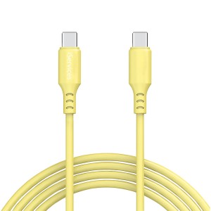Cable Tipo C Carga Rápida Amarillo
