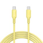 Cable Tipo C Carga Rápida Amarillo