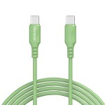 Cable Tipo C Carga Rápida Verde