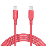 Cable Tipo C Carga Rápida Rojo