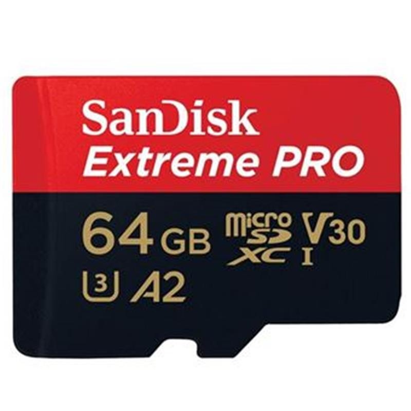 Tarjeta Memoria Micro Sd 64gb 160mb/s Sandisk Extreme C/adap